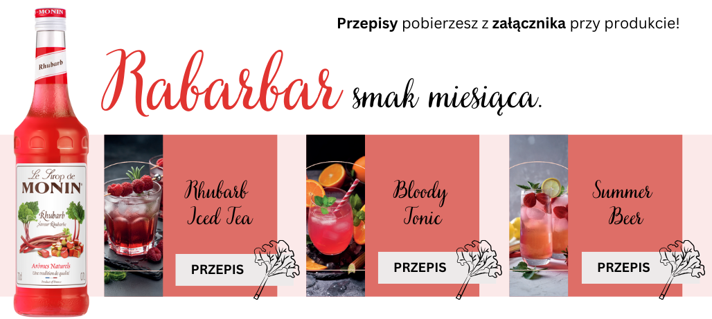 Rabarbar, smak do majowych napojów! Spróbuj koniecznie!